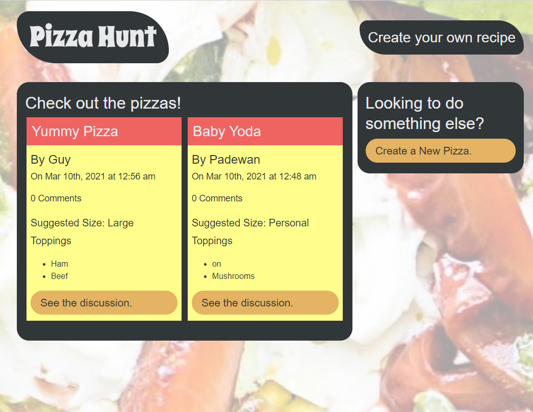 Pizza Hunt